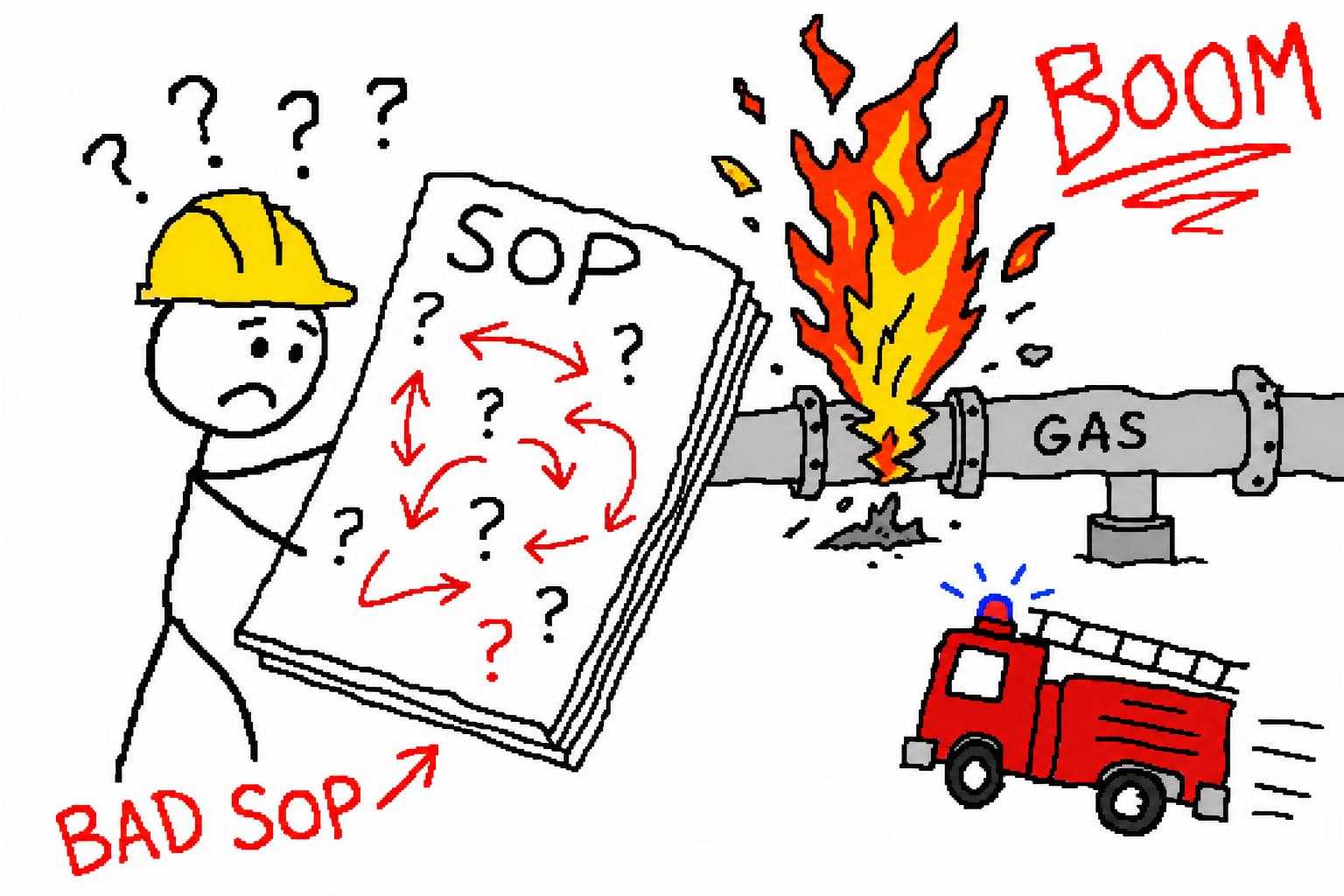 When bad SOPs start real fires